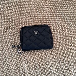 Mini black wallet - Chanel lookalike